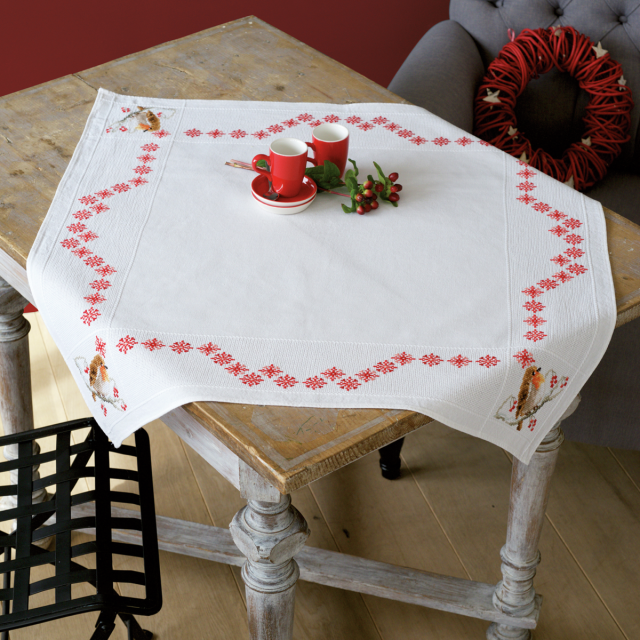 Buy Vervaco Robin Tablecloth Embroidery Kit by World of Jewellery