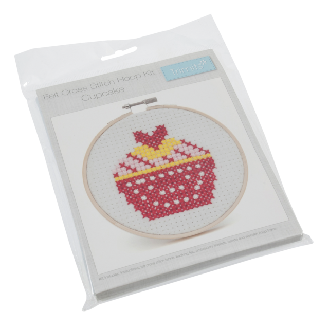 Buy Trimits Cupcake Cross Stitch Kit by World of Jewellery