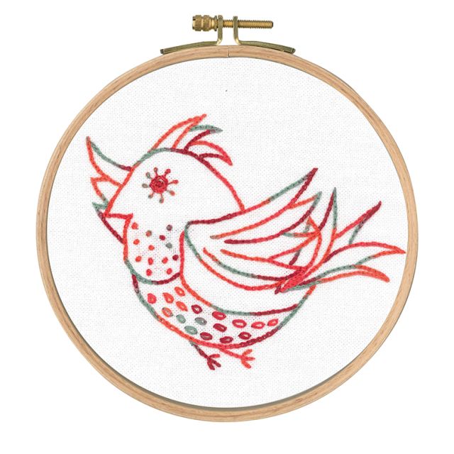Buy DMC Printed Embroidery Kit - Little Birds - Free Spirit by World of Jewellery