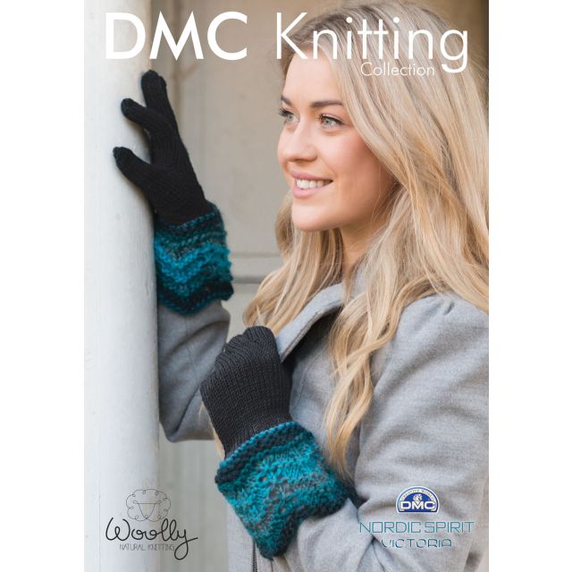 Buy Gloves with Decorative Cuff Knitting Pattern by World of Jewellery