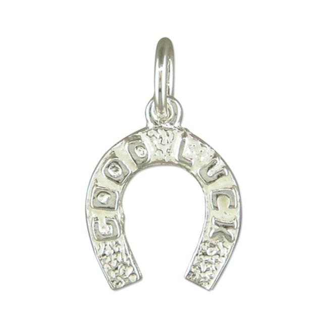 Buy Sterling Silver Good Luck Horse Shoe Pendant by World of Jewellery