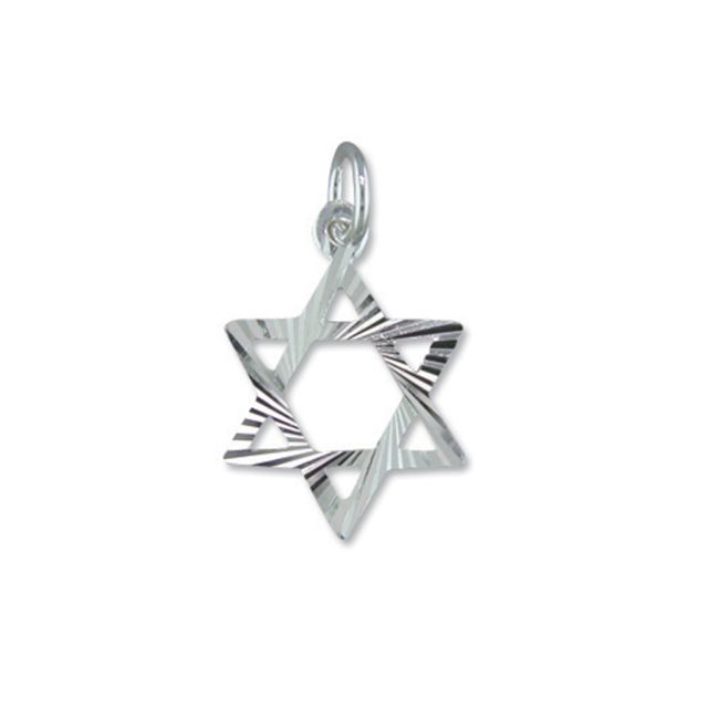 Buy Sterling Silver Star Of David Pendant by World of Jewellery