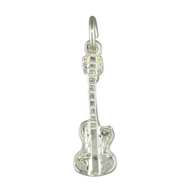 Buy Sterling Silver Guitar Pendant by World of Jewellery