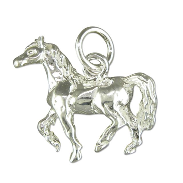 Buy Sterling Silver Horse Pendant by World of Jewellery