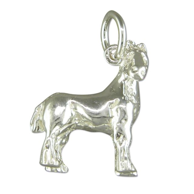 Buy Sterling Silver Shire Horse Pendant by World of Jewellery