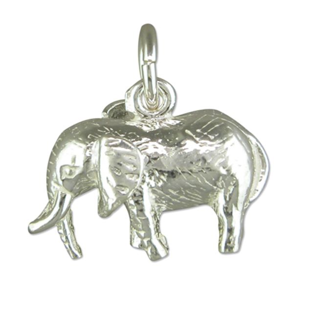 Buy Sterling Silver Elephant Pendant by World of Jewellery