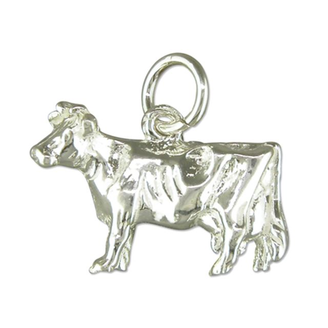 Buy Sterling Silver Cow Pendant by World of Jewellery