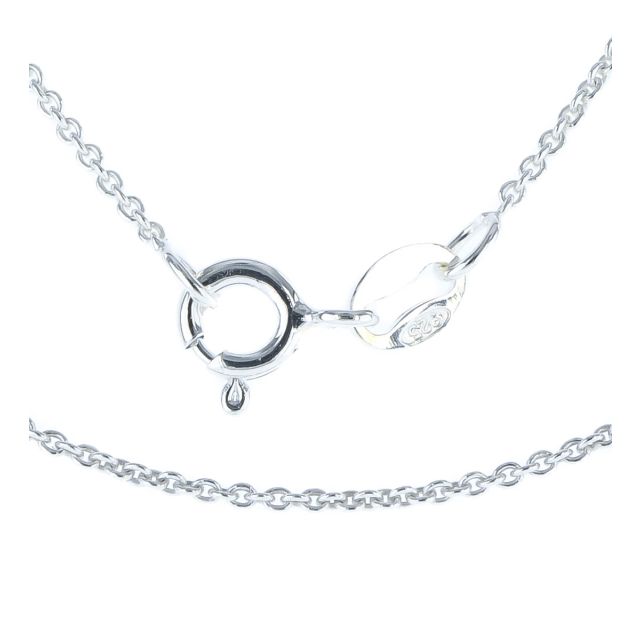 Buy Boys Sterling Silver 1mm Fine Rolo Chain Necklace 16 - 20 Inch by World of Jewellery