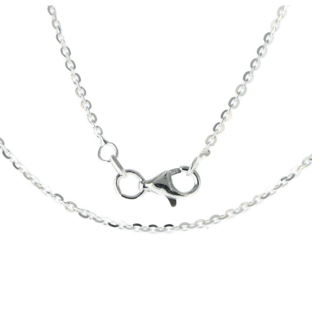 Buy Sterling Silver Fine 1mm Sparkling Rolo Chain Necklace 16 - 24 Inch by World of Jewellery