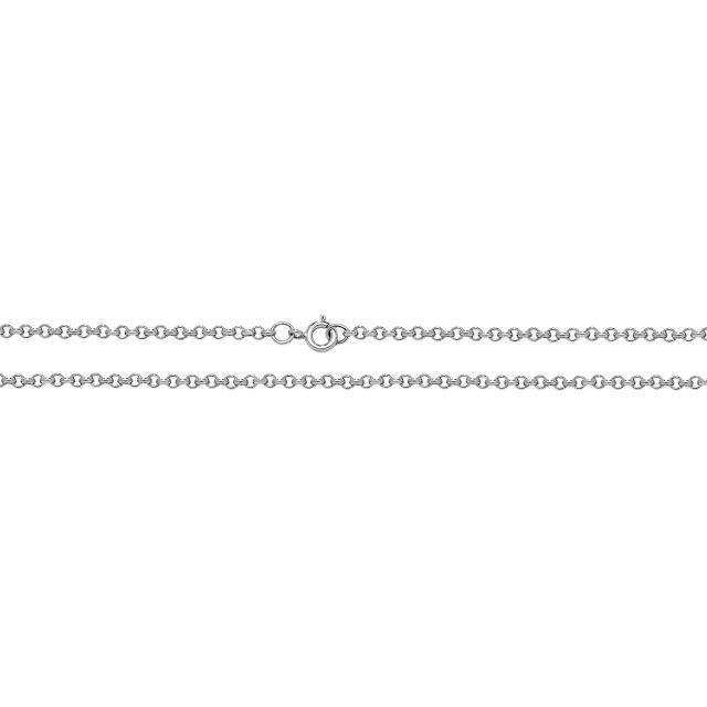 Buy Boys Sterling Silver 2mm Fine Round Belcher Chain Necklace 16 - 24 Inch by World of Jewellery
