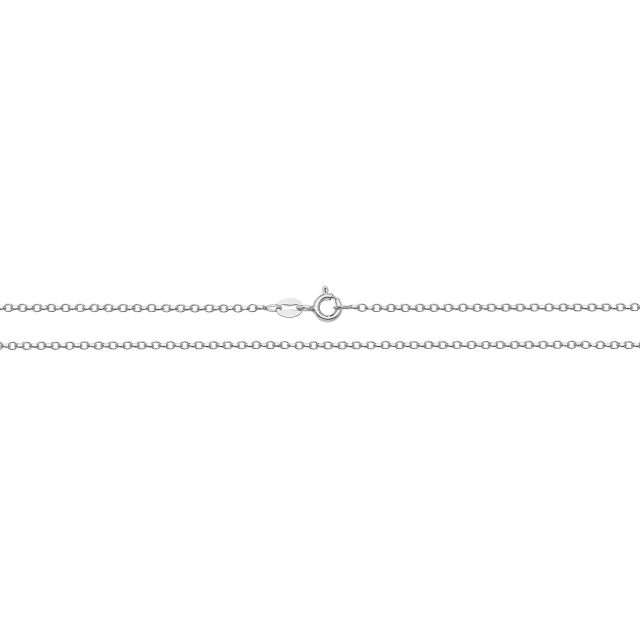 Buy Girls Sterling Silver 1mm Fine Faceted Belcher Chain Necklace 16 - 24 Inch by World of Jewellery