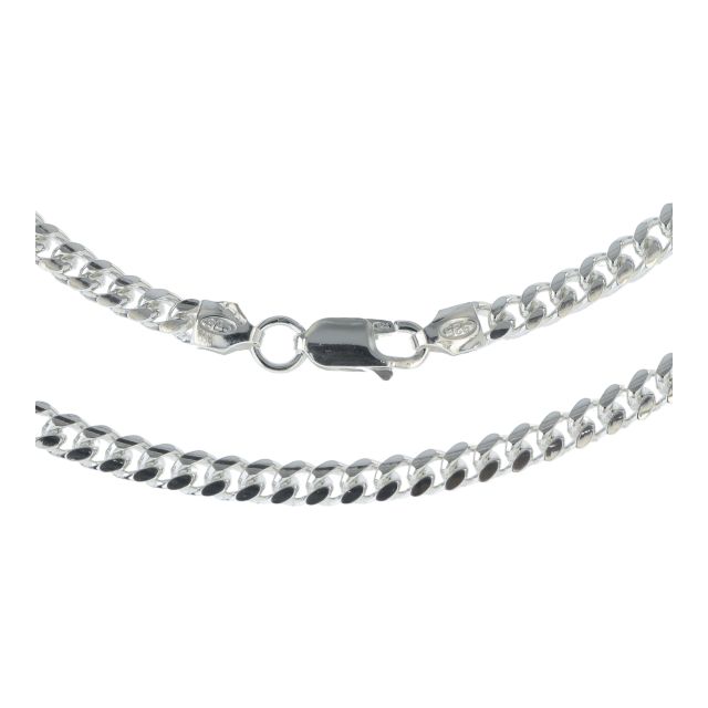 Buy Mens Sterling Silver 2mm Cuban Curb Chain Necklace 16 - 30 Inch by World of Jewellery