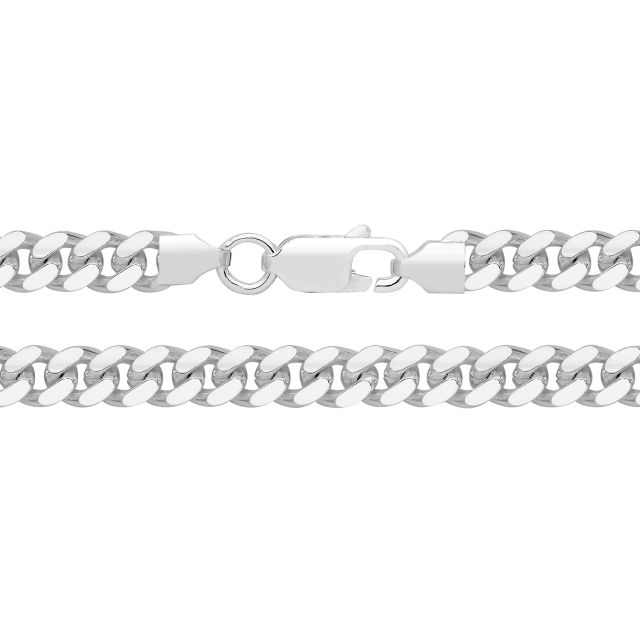Buy Sterling Silver 3mm Cuban Curb Chain Necklace 16 - 30 Inch by World of Jewellery