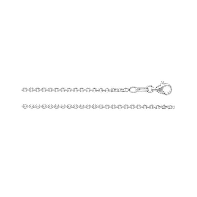 Buy Boys Sterling Silver 1mm Faceted Belcher Chain Necklace 16 - 24 Inch by World of Jewellery