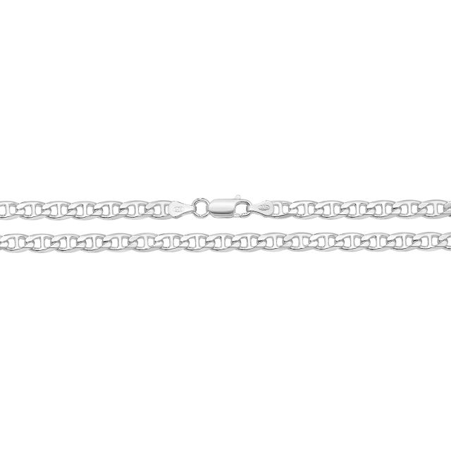 Buy Sterling Silver 5mm Anchor Chain Necklace 18 - 30 Inch by World of Jewellery