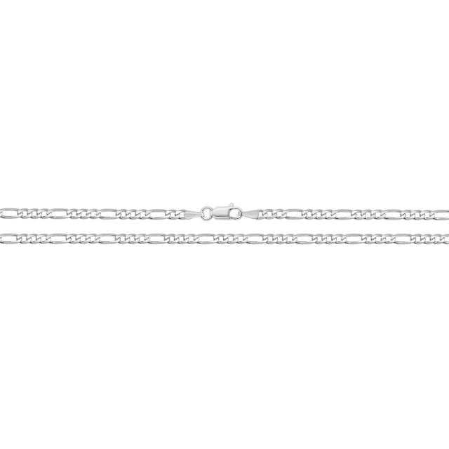 Buy Sterling Silver 3mm Light Figaro Anklet Size 10 Inch For Women by World of Jewellery