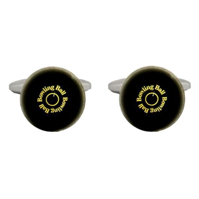 Buy Novelty Bowling Ball Cufflinks by World of Jewellery