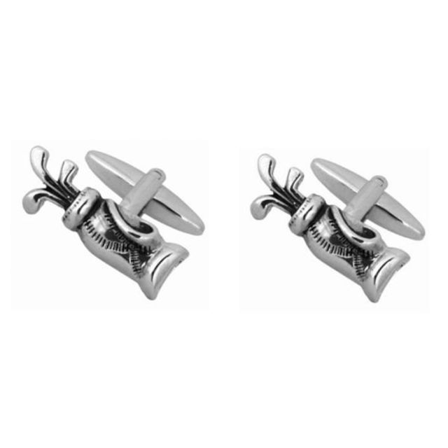 Buy Novelty Golf Bag Cufflinks by World of Jewellery