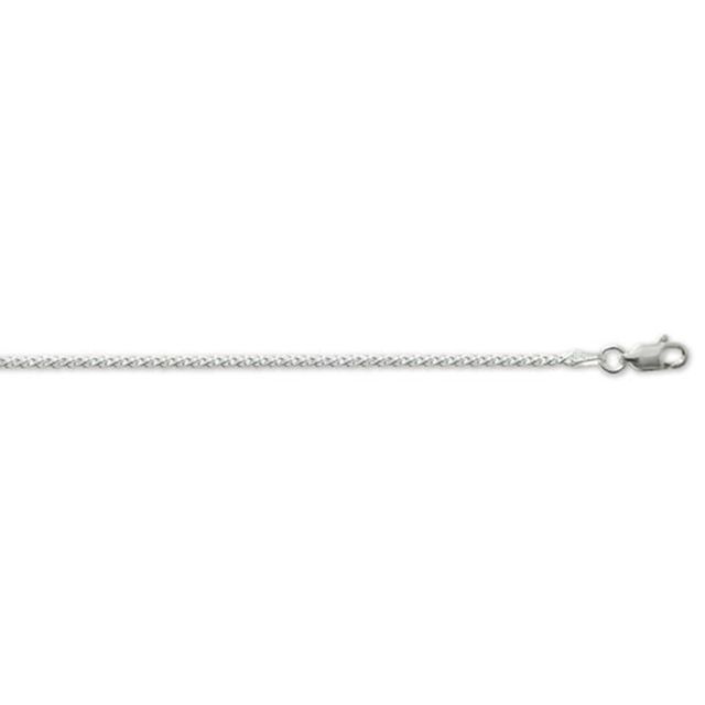 Buy Sterling Silver Wheat Chain Necklace - 2mm Thick - Various Lengths - 16, 18, 20, 22, 24, 26 and 30 Inch Long by World of Jewellery