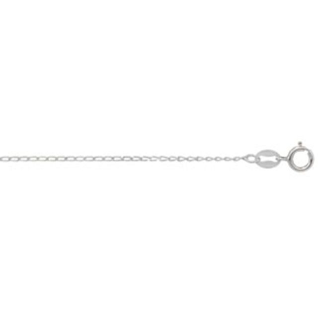 Buy Sterling Silver Fine Gourmetta Chain Necklace - 1mm Thick - Various Lengths - 16, 18 and 20 Inch Long by World of Jewellery