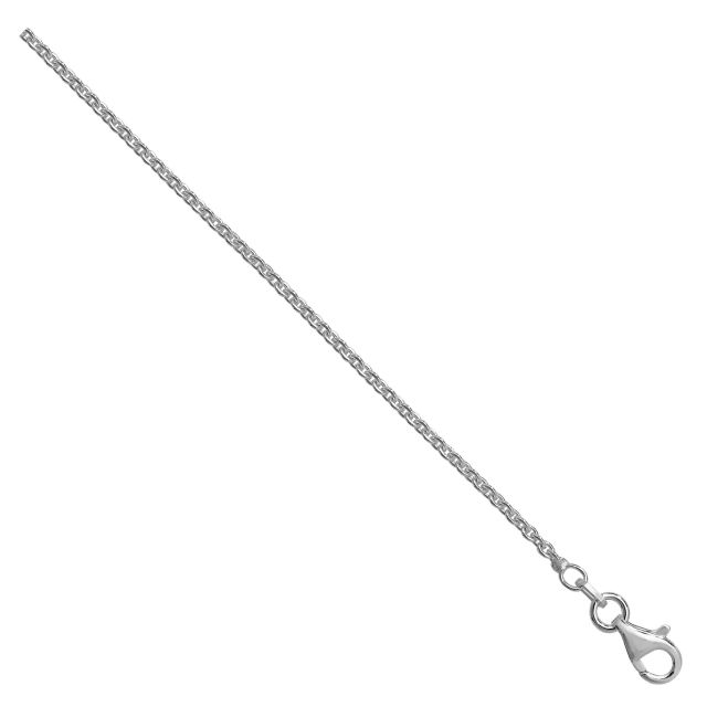 Buy Sterling Silver Round Rolo Chain Necklace - 1mm Thick - Various Lengths - 16, 18, 20, 22 and 24 Inch Long by World of Jewellery