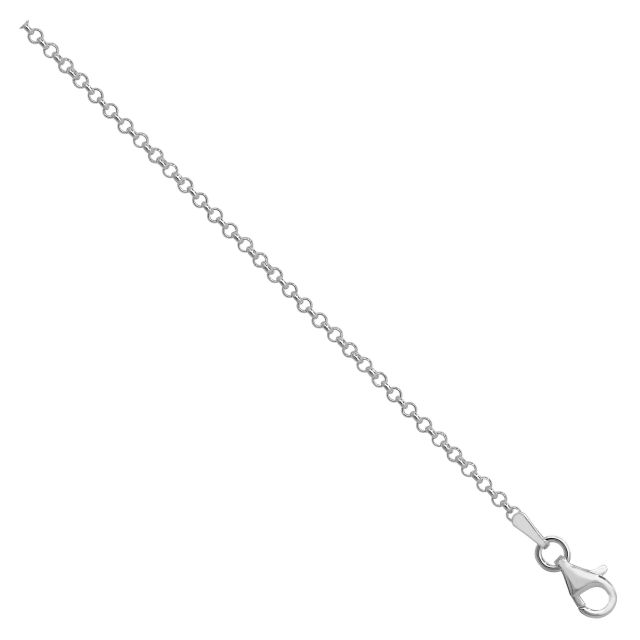 Buy Sterling Silver Belcher Chain Necklace - 1mm Thick - Various Lengths - 16, 18 and 20 Inch Long by World of Jewellery