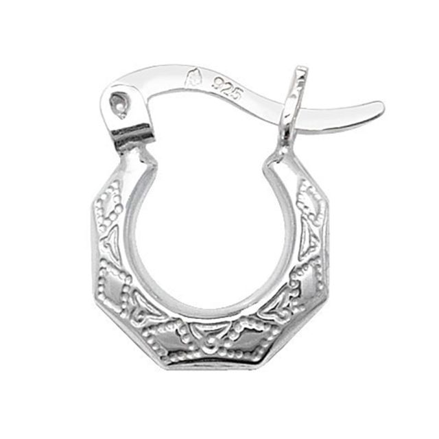 Buy Sterling Silver Creole Earrings by World of Jewellery