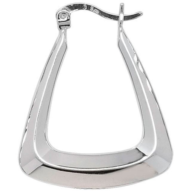 Buy Sterling Silver Creole Earrings by World of Jewellery
