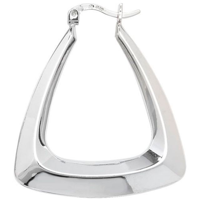 Buy Sterling Silver Creole Earrings by World of Jewellery