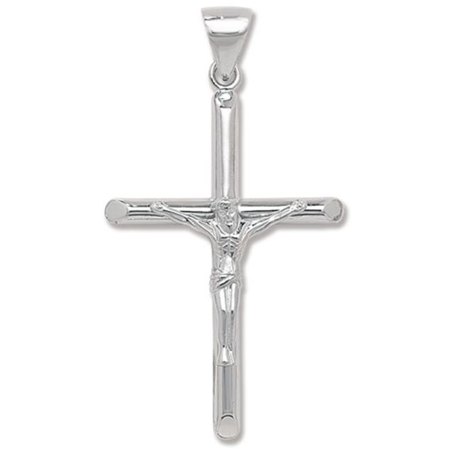 Buy Sterling Silver Crucifix Pendant by World of Jewellery