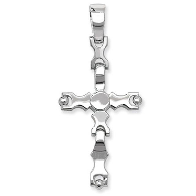 Buy Sterling Silver Small Cross Pendant by World of Jewellery