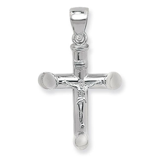 Buy Sterling Silver Crucifix Pendant by World of Jewellery