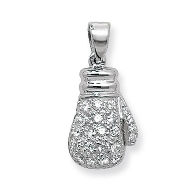 Buy Sterling Silver Boxing Glove Pendant by World of Jewellery