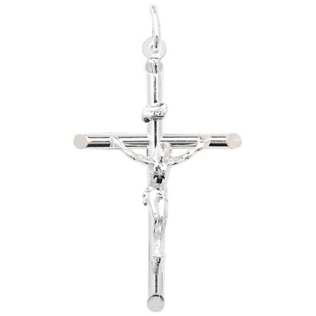 Buy Sterling Silver Crucifix Pendant by World of Jewellery