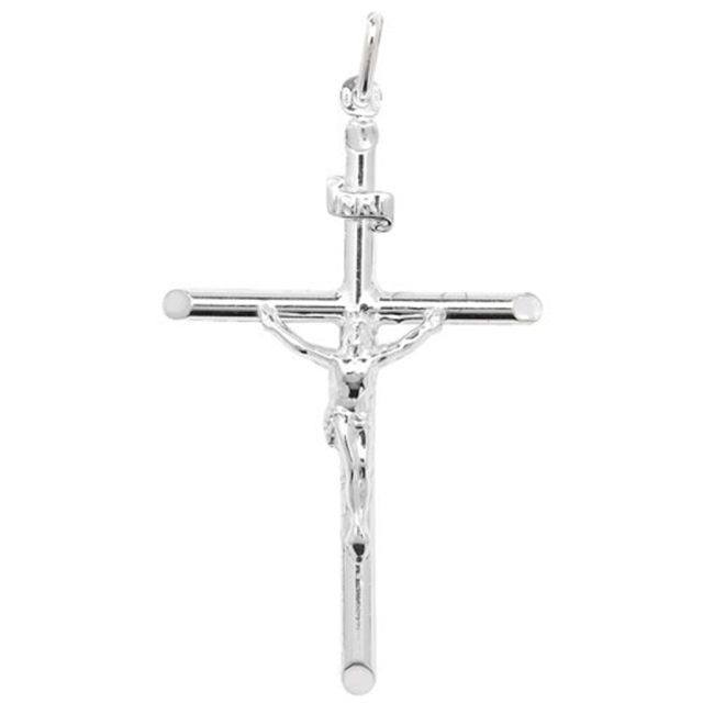 Buy Sterling Silver Crucifix Pendant by World of Jewellery