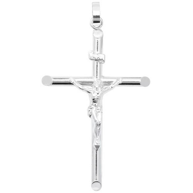 Buy Sterling Silver Crucifix Pendant by World of Jewellery