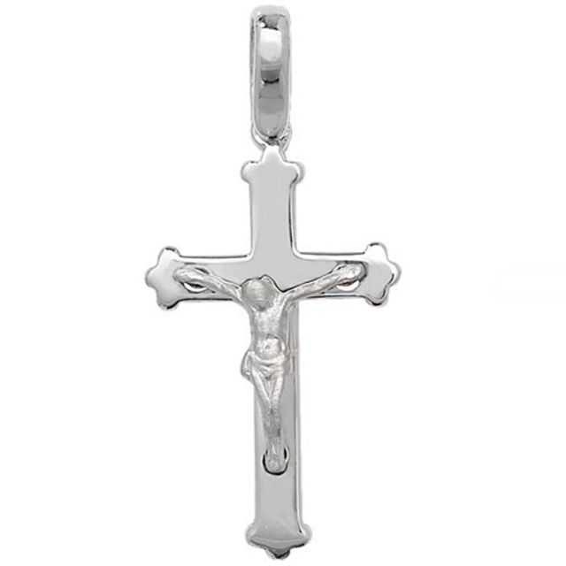 Buy Sterling Silver Crucifix Pendant by World of Jewellery