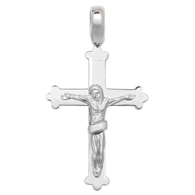 Buy Sterling Silver Crucifix Pendant by World of Jewellery