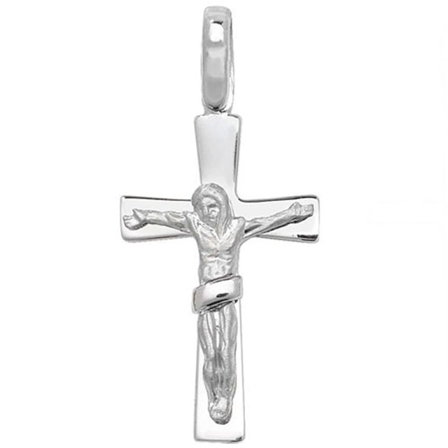 Buy Sterling Silver Crucifix Pendant by World of Jewellery