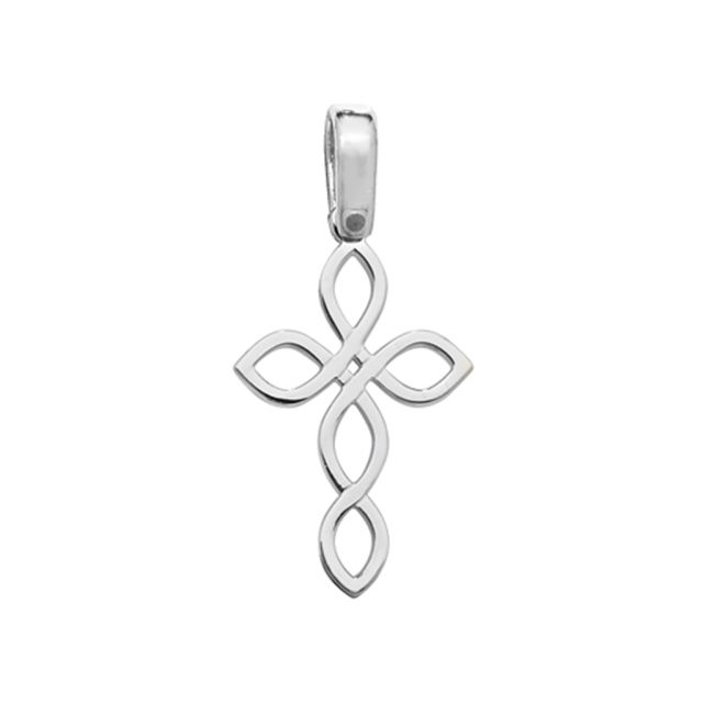 Buy Sterling Silver 22MM High Fancy Celtic Cross Pendant by World of Jewellery