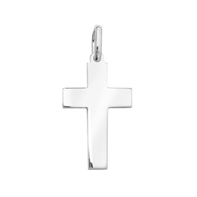 Buy Sterling Silver 30MM High Cross Pendant by World of Jewellery