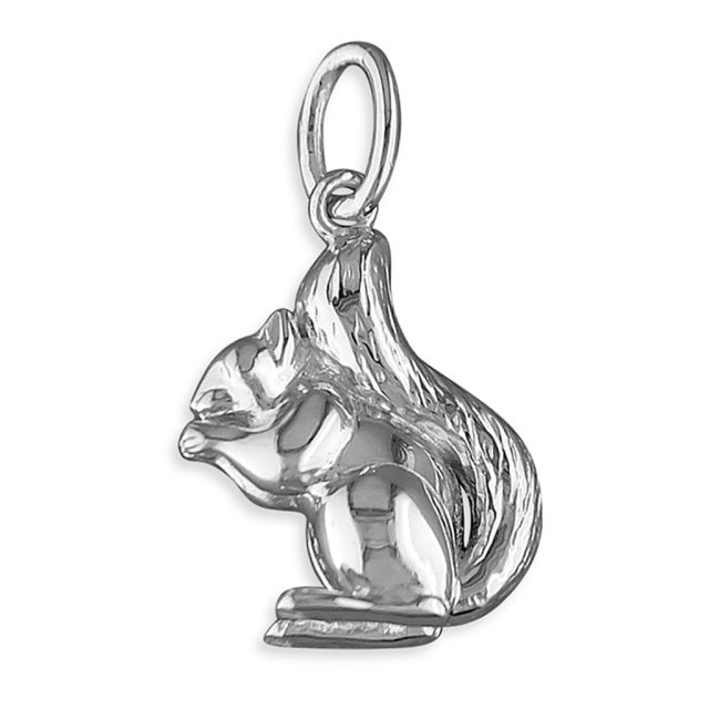 Buy Sterling Silver Squirrel Pendant by World of Jewellery