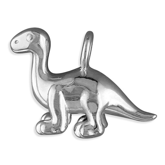 Buy Sterling Silver Diplodocus Dinosaur Pendant by World of Jewellery
