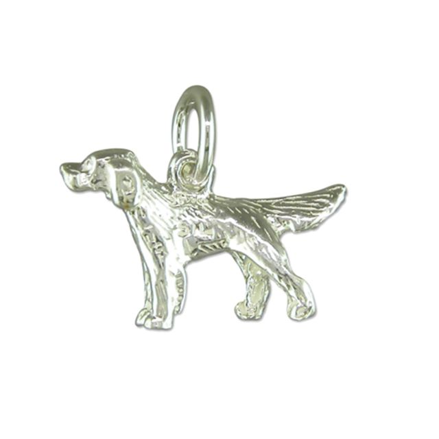 Buy Sterling Silver Retriever Pendant by World of Jewellery