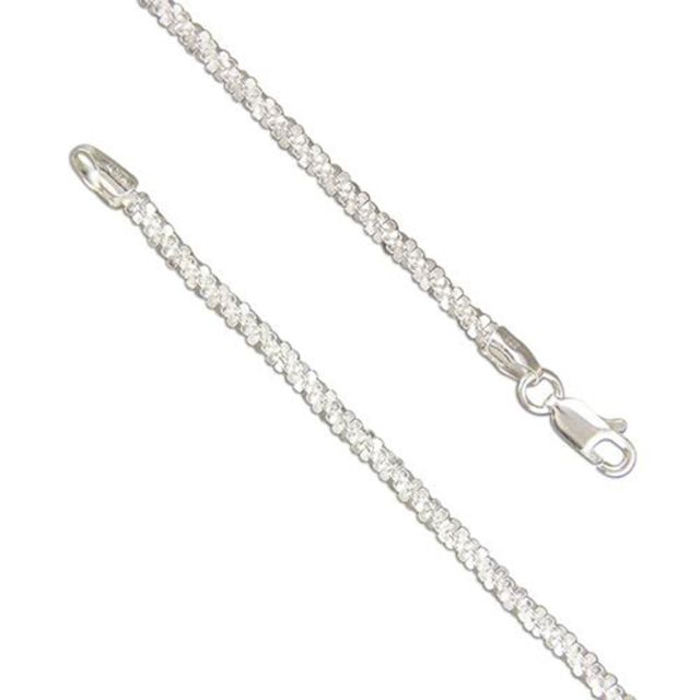 Buy Sterling Silver Daisy Anklet by World of Jewellery