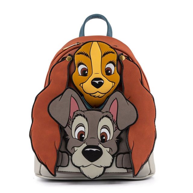 Buy Loungefly Disney The Lady and the Tramp Backpack by World of Jewellery