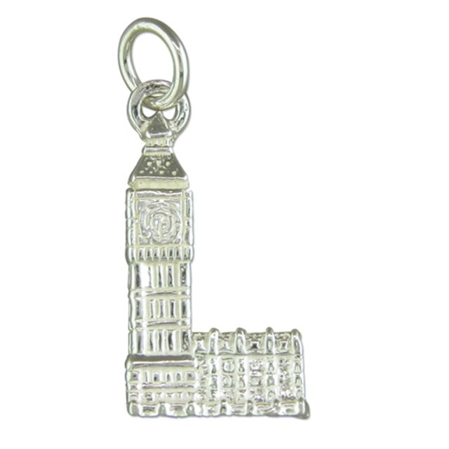 Buy Sterling Silver Big Ben Pendant by World of Jewellery