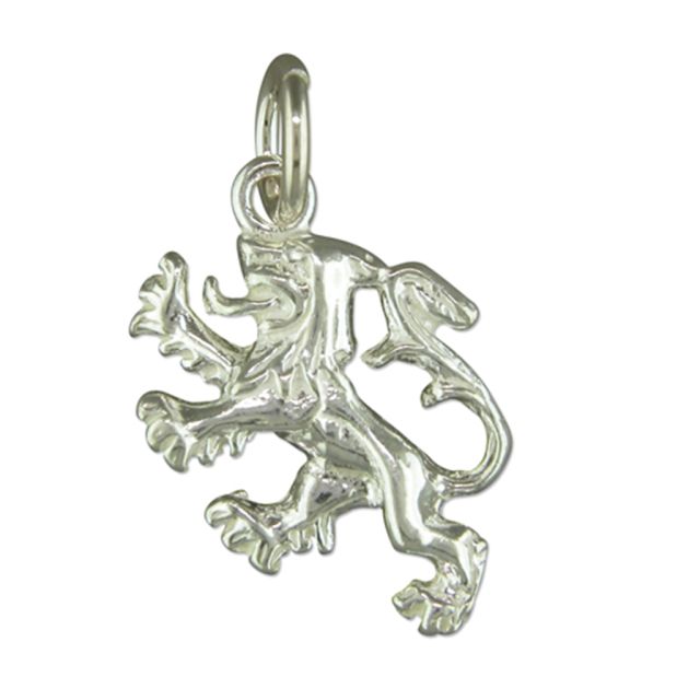 Buy Sterling Silver Scottish Lion Rampant Pendant by World of Jewellery