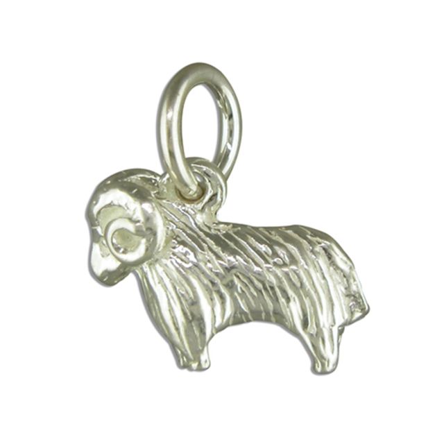 Buy Sterling Silver Zodiac Sign Aries Pendant by World of Jewellery