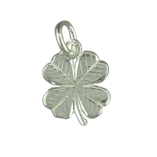 Buy Sterling Silver Four Leaf Clover Pendant by World of Jewellery